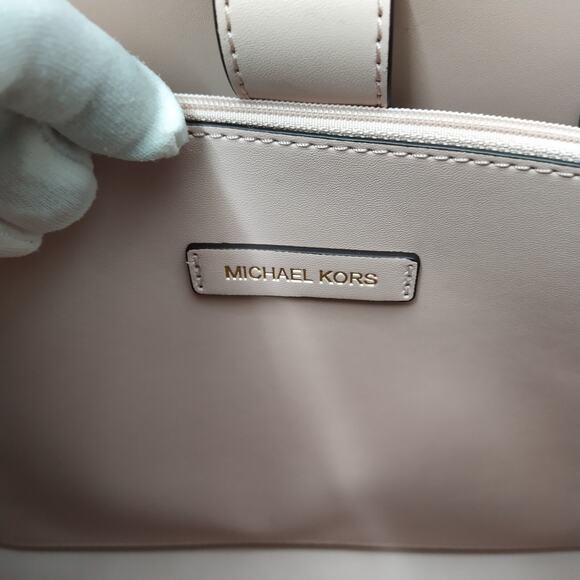 Michael Kors Mel Soft Pink Leather Double Handles Tote Bag - NWT $298 - Picture 12 of 16